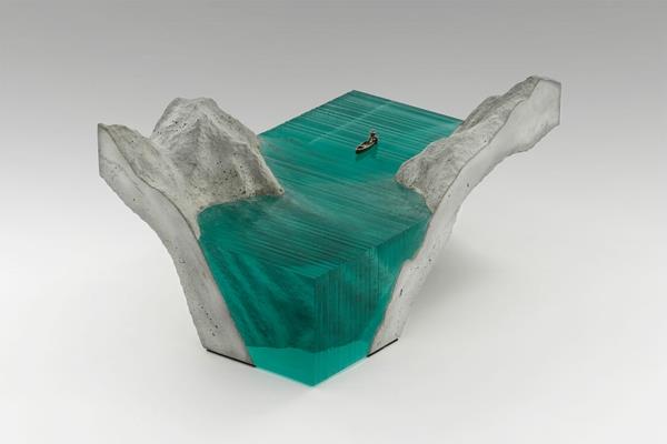 Γλυπτά πάγου φιγούρες γυάλινο θαλασσινό αντικείμενο