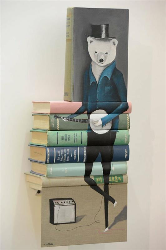 Περίεργοι πίνακες από βιβλία λευκή αρκούδα