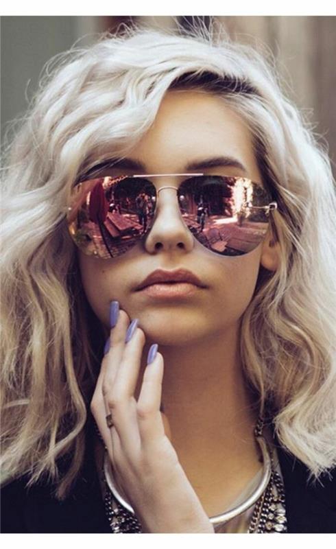 Γυαλιά ηλίου αντανακλαστικά γυναικεία αξεσουάρ τάσεων της μόδας