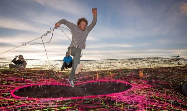 Spider web spiderman tinker usa utah jump