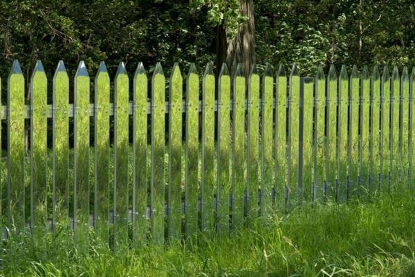 Καθρέφτης picket φράχτη ιδέα έργο αμερικανικό περιβάλλον γρασίδι