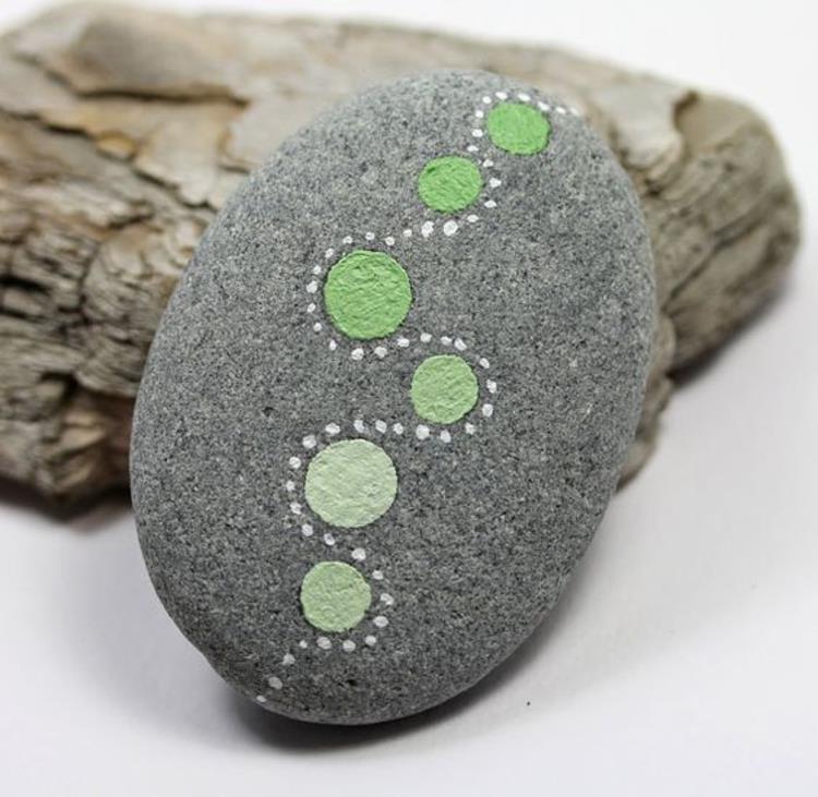 Ζωγραφική πέτρες Φενγκ Σούι χειροτεχνίες με πέτρες