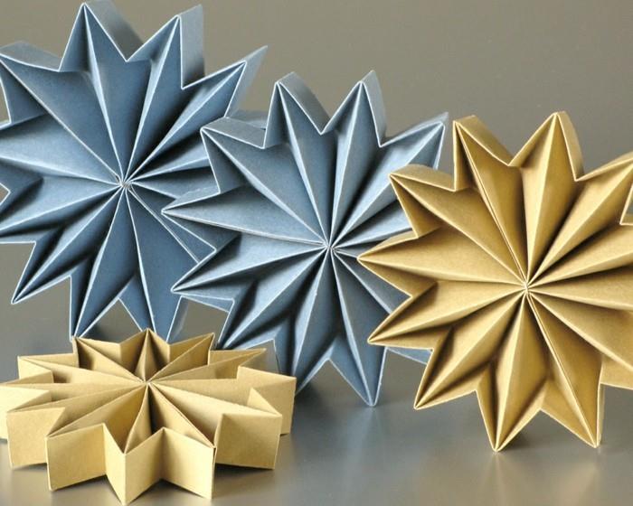 Tinker stars για τα Χριστούγεννα με οδηγίες origami Χριστουγεννιάτικη διακόσμηση τοίχου tinker leporello