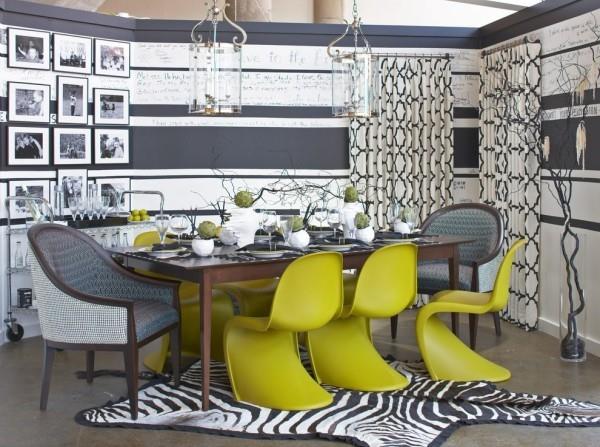 Καρέκλες διακοσμητικά είδη Chartreuse τραπεζαρία