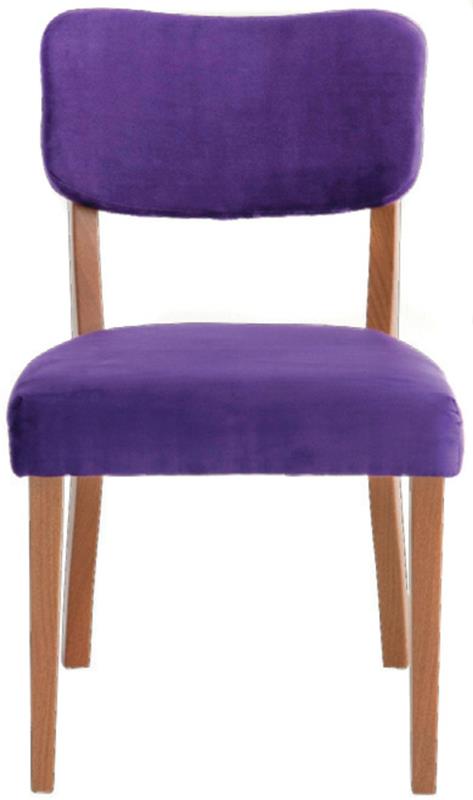 Καρέκλες για τραπεζάκι τραπεζιού ξύλο μοντέρνο μοβ