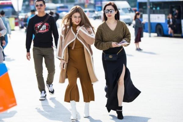 Μόδα δρόμου - υπέροχο στυλ δρόμου - Εβδομάδα μόδας στη Σεούλ
