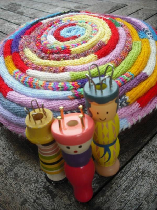 Οδηγίες Strickliesel για πλέξιμο ιδέες για πλέξιμο με δάχτυλα
