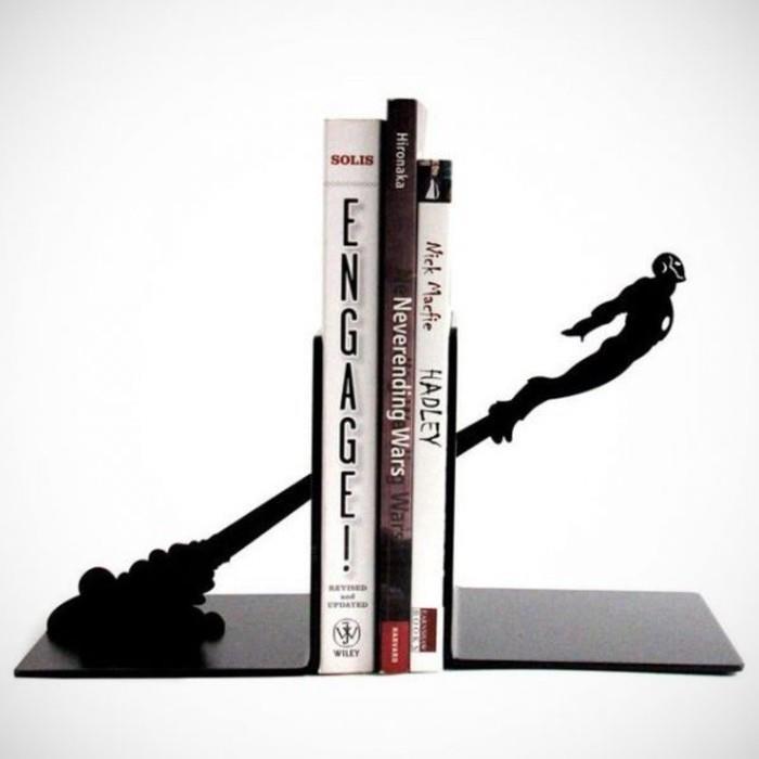 Ιδέες για διακόσμηση αξεσουάρ σπιτιού Superhero bookends