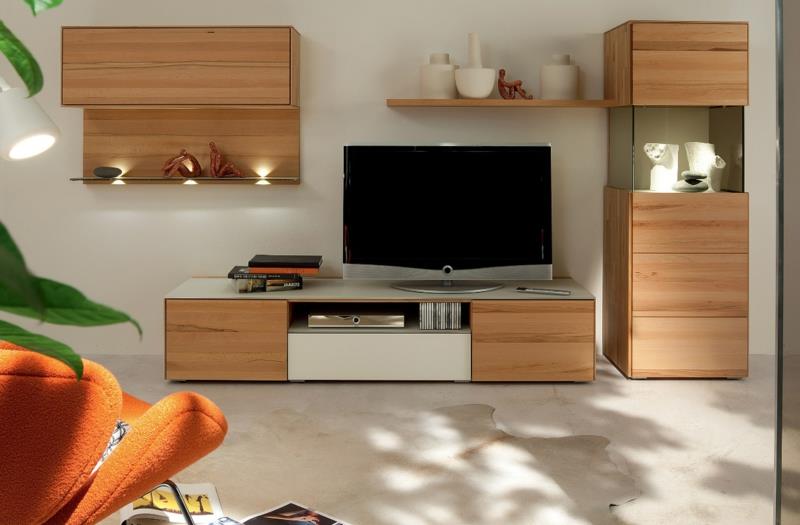 Τοίχοι τηλεόρασης ράφια επίπλων σαλονιού ξύλινα έπιπλα Μονάδα τοίχου τηλεόρασης