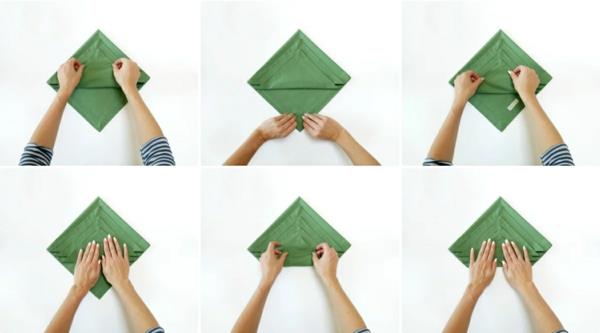 Χαρτοπετσέτες για πτυσσόμενες πετσέτες από χαρτόνι οδηγίες βήμα 4