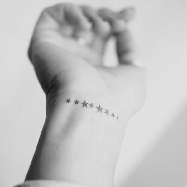 Τατουάζ καρπό αστέρια εικόνες πρότυπο νόημα