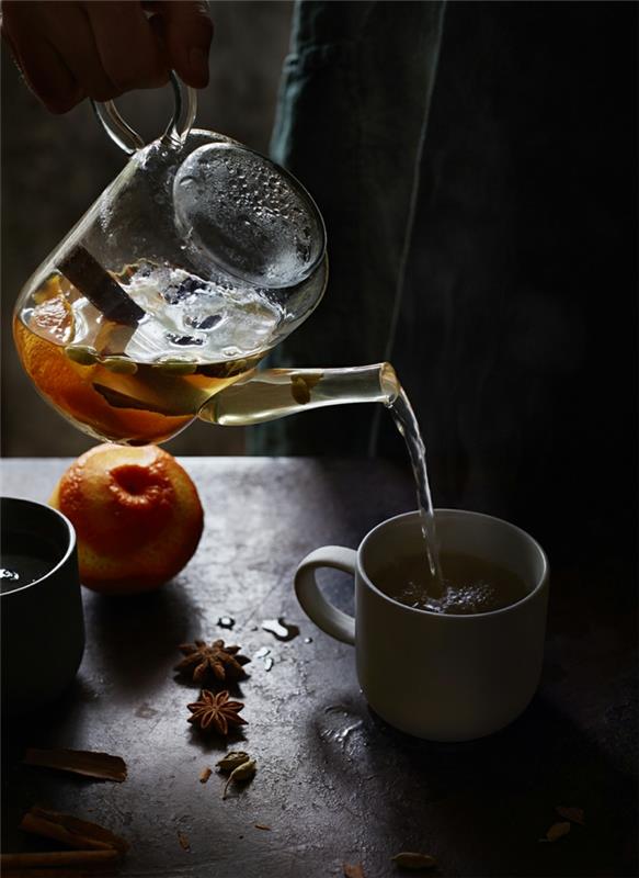 Φτιάξτε το δικό σας τσάι χειμερινό τσάι χριστουγεννιάτικο τσάι κάρδαμο