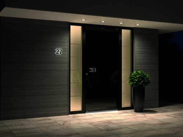 Εξαιρετικές ιδέες για την μπροστινή πόρτα Pirnar-Entrance-Sympathetic-Lights