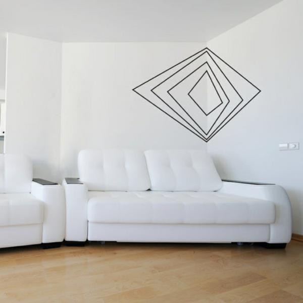 Υπέροχος σχεδιασμός τοίχου με έγχρωμες ιδέες βαφής τοίχου