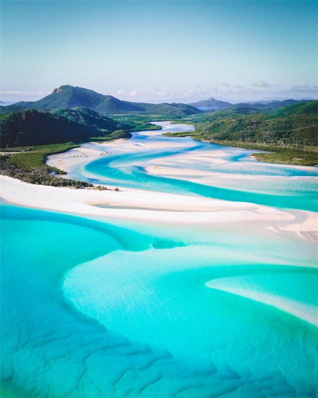 Οι 5 πιο όμορφες παραλίες στον κόσμο Το Whitehaven Beach Australia είναι ένας απόλυτος ονειρεμένος προορισμός υπό την προστασία της φύσης