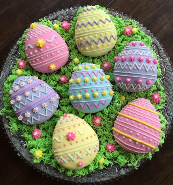 Κέικ για το Πάσχα - Πασχαλινά αυγά - υπέροχη διακόσμηση