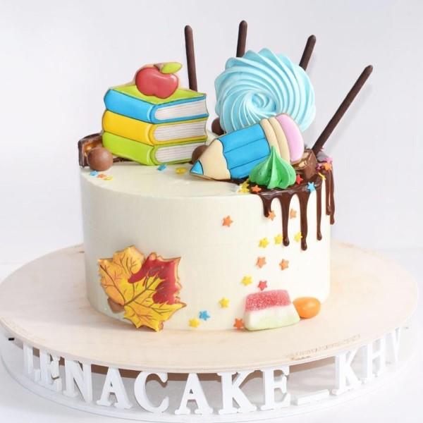 Κέικ για εγγραφή στο σχολείο - συνταγές και ιδέες διακόσμησης για μια αξέχαστη γιορτή δροσερές ιδέες για παιδιά