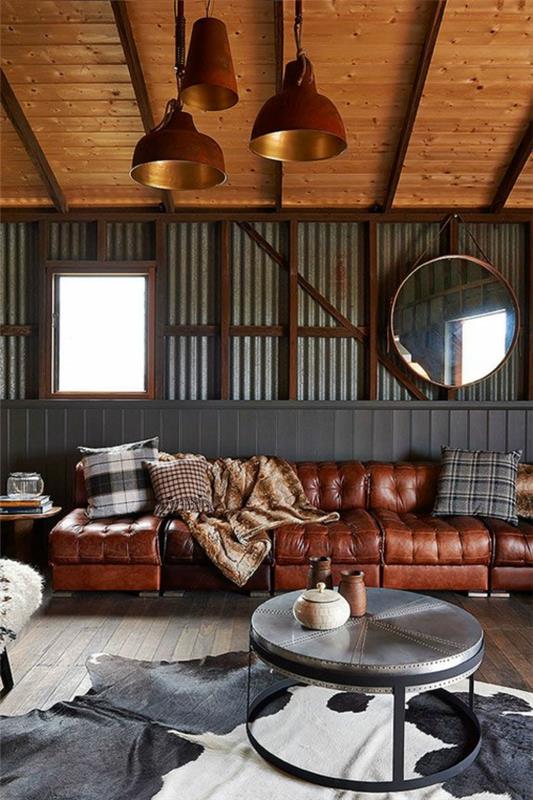 χαλί ξύλινα δοκάρια ξύλινο δωμάτιο οροφής