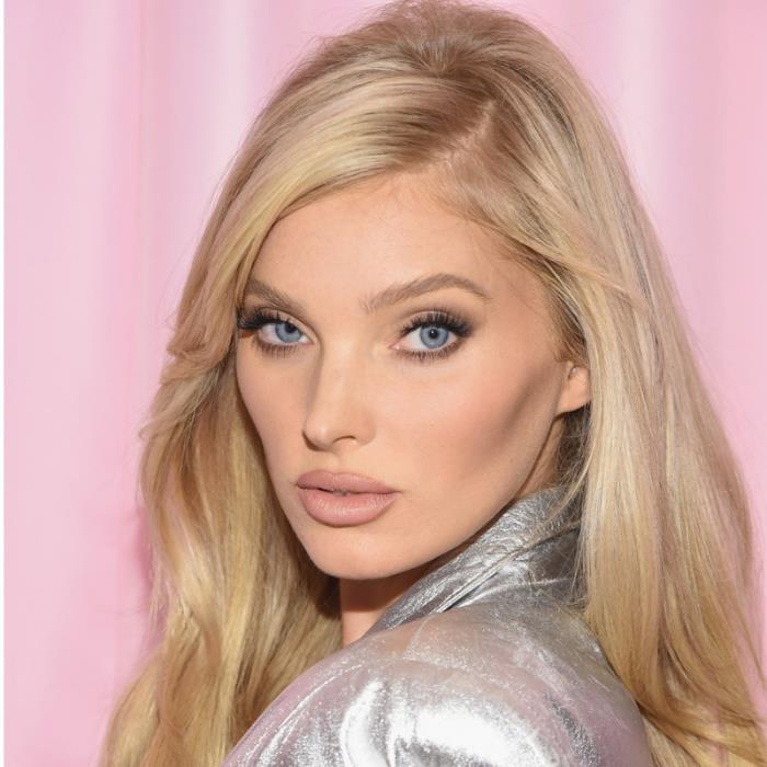 Μοντέρνα χρώματα μαλλιών 2019 Antique Gold Model Elsa Hosk