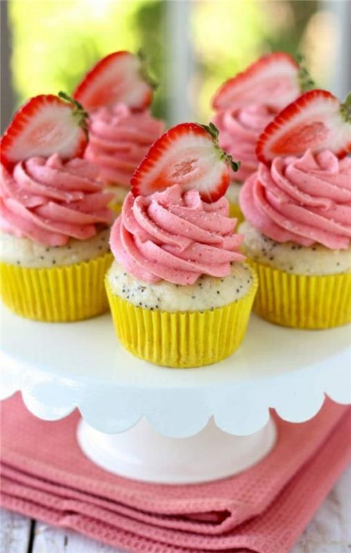 Törtchenzeit Strawberry Tart Cupcakes Συνταγές με φράουλες