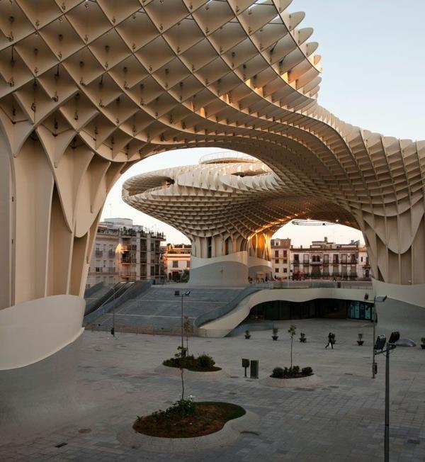 Διακοπές Νότια Ισπανία Seville Metropol Parasol το μεγαλύτερο ξύλινο κτίριο στον κόσμο