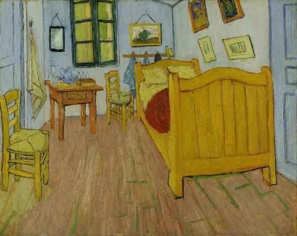 Ο Βαν Γκογκ ο μεγαλύτερος Ολλανδός ζωγράφος όλων των εποχών Υπνοδωμάτιο στην Αρλ 1888