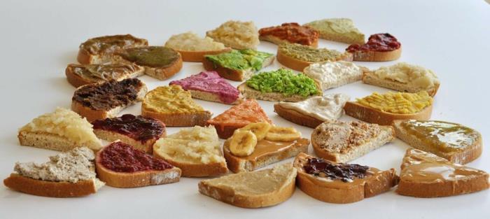 Ποικιλία από vegan spreads