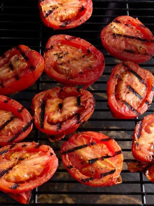 Χορτοφαγικές συνταγές σχάρας Grήσιμο ντομάτας
