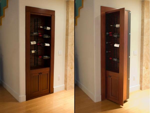 Κρυφές μυστικές πόρτες μυστικά περάσματα μπουκάλια κρασιού