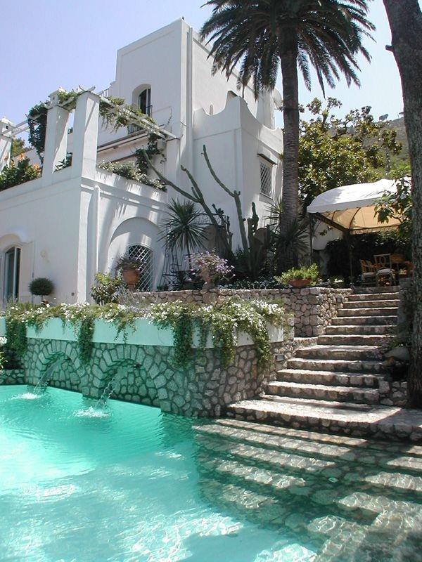 Villa Le Scale νησί του Capri σχεδιαστής Francesco Della Femina ζωντανές ιδέες