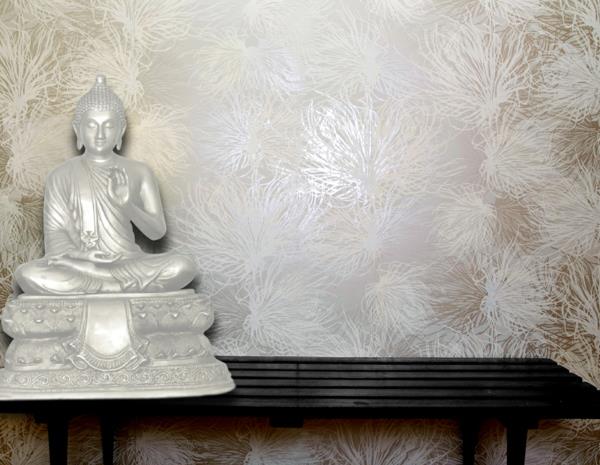 Βάση τοίχου μεταλλικό εφέ σχεδίασης τοίχου μπογιά Βούδας
