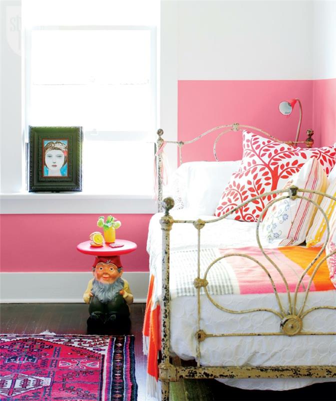 Ιδέες βαφής τοίχου βαφές τοίχων ιδέες χρώματος ρομαντικό υπνοδωμάτιο