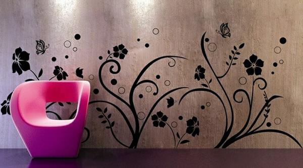 Αυτοκόλλητα αυτοκόλλητα τοίχου τοιχογραφίες τοίχου πολυθρόνας