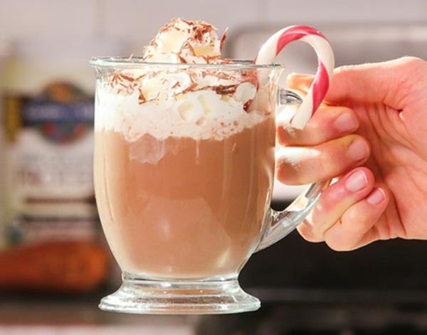 Ζεστά smoothies Χειμερινά ποτά Σοκολάτα smoothie