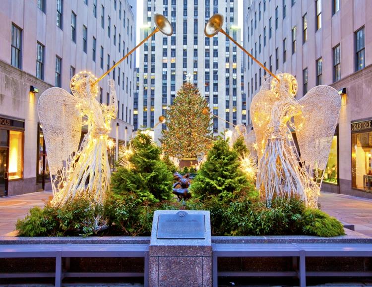 Χριστούγεννα στα ορόσημα της Νέας Υόρκης στο Rockefeller Center