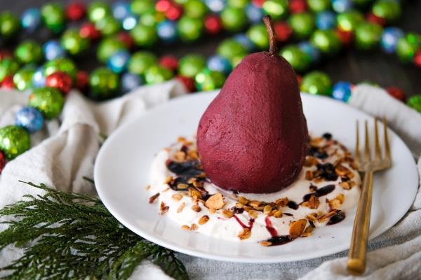 Χριστουγεννιάτικο επιδόρπιο - κορμός χριστουγεννιάτικου δέντρου και άλλες νόστιμες ιδέες συνταγών για να απολαύσετε υγιεινά την ζαχαρωμένη κρέμα αχλαδιού