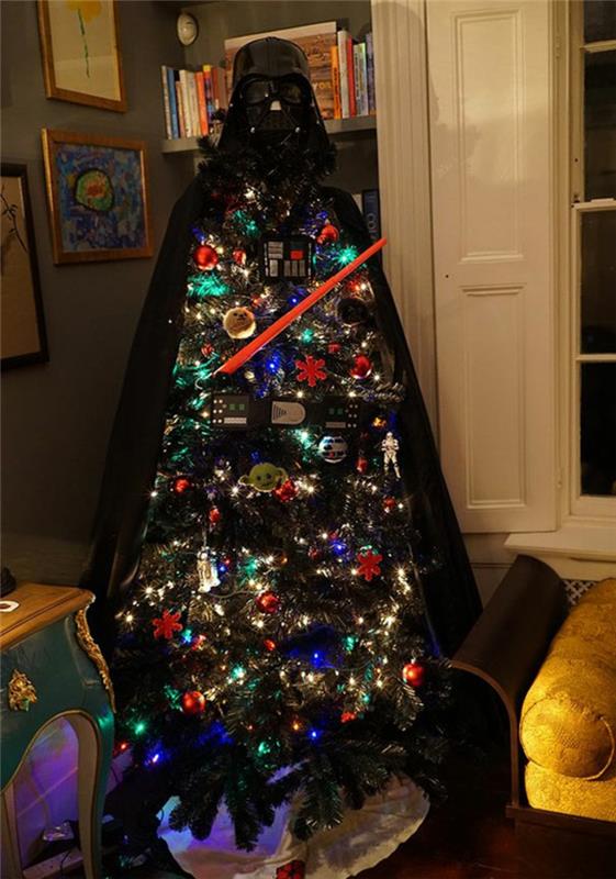 Χριστουγεννιάτικες χειροτεχνίες Χριστουγεννιάτικο δέντρο Χειροτεχνίες Darth Vader Χριστουγεννιάτικο δέντρο