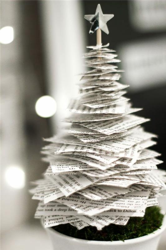 Χριστουγεννιάτικες χειροτεχνίες Tannenbaum Tinker Χριστουγεννιάτικο δέντρο από χαρτί
