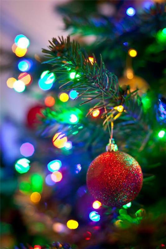 Χριστουγεννιάτικα φώτα και φωτάκια νεράιδων για εσωτερικές χριστουγεννιάτικες μπάλες