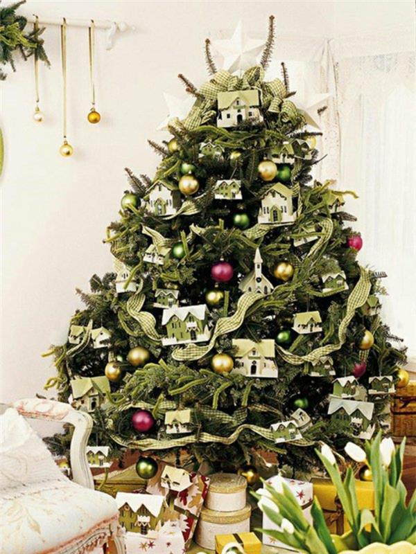 Τα χριστουγεννιάτικα στολίδια κάνουν διακοσμήσεις χριστουγεννιάτικων δέντρων