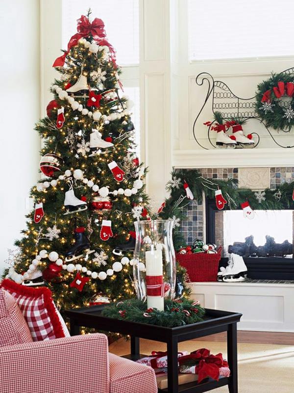 διακόσμηση για τεχνητό χριστουγεννιάτικο δέντρο τραπεζάκι σαλονιού