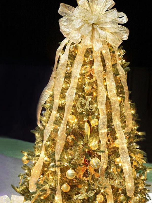 Χριστουγεννιάτικη διακόσμηση για τεχνητό χριστουγεννιάτικο δέντρο χρυσό