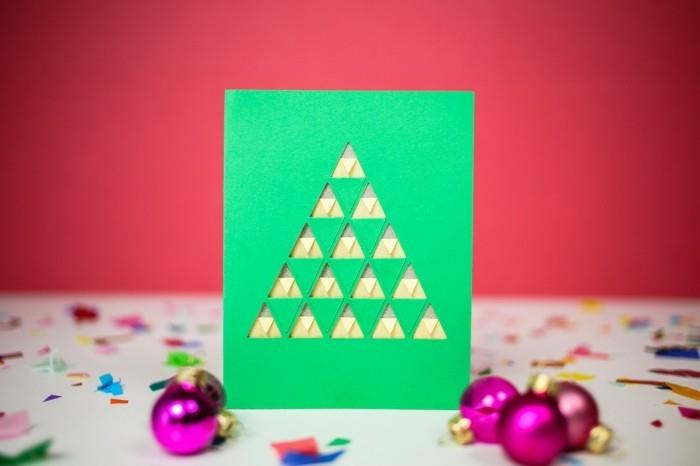 Σχεδιάστε το δικό σας τρίγωνο Χριστουγεννιάτικης κάρτας