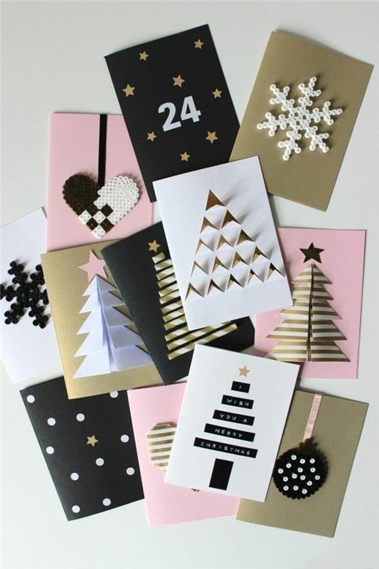Σχεδιάστε τη δική σας χριστουγεννιάτικη κάρτα απλά κομψή