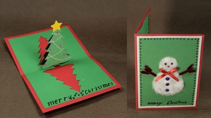 Σχεδιάστε τη δική σας χριστουγεννιάτικη κάρτα, κόψτε, κολλήστε