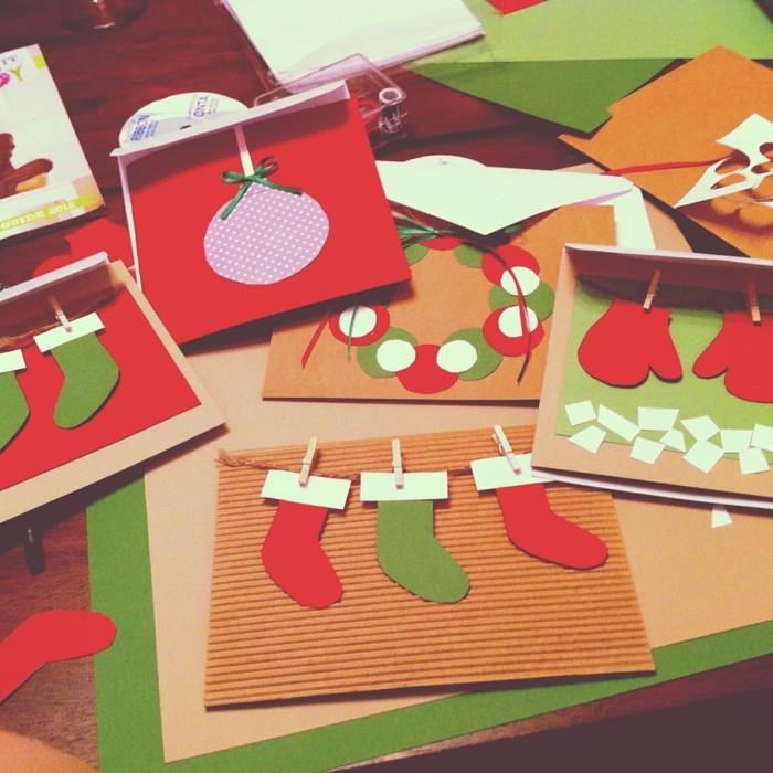 Φτιάξτε τις δικές σας χριστουγεννιάτικες κάρτες DIY ιδέες με χαρτί