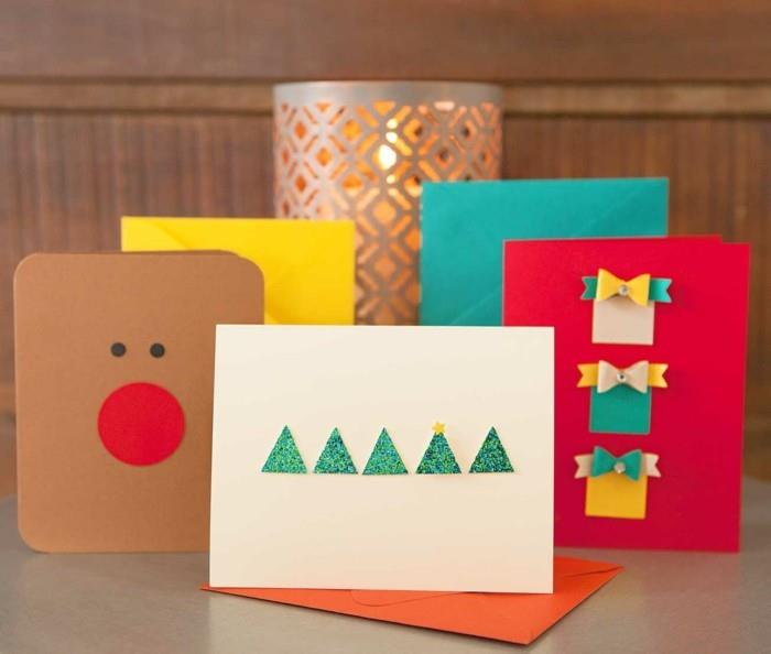 Χριστουγεννιάτικες κάρτες Tinker μόνοι σας DIY ιδέες μόνο παιδιά