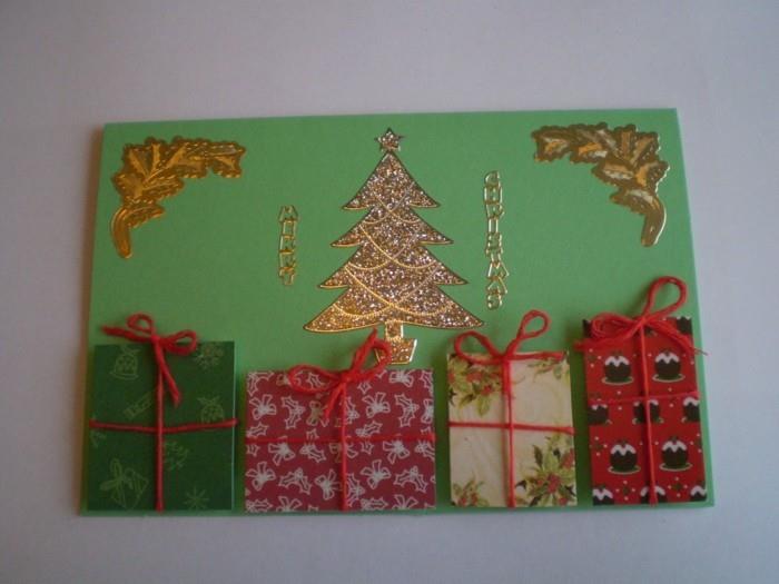 Κάντε τις δικές σας χριστουγεννιάτικες κάρτες diy ιδέες χαριτωμένες