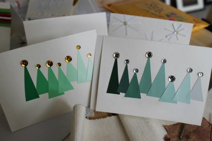 Tinker Χριστουγεννιάτικες κάρτες μόνοι σας diy ιδέες κάρτες