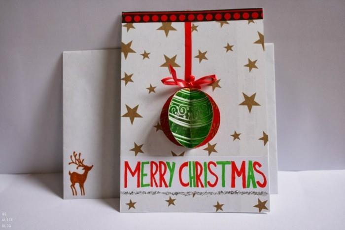 Φτιάξτε τις δικές σας χριστουγεννιάτικες κάρτες και κολλήστε diy ιδέες